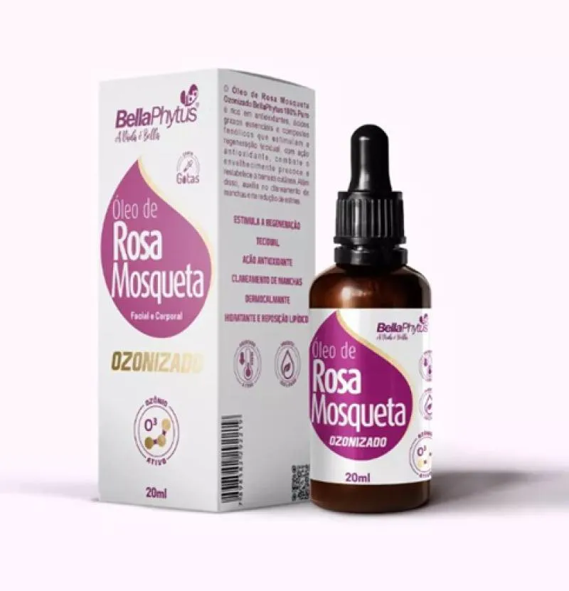 Óleo de Rosa Mosqueta Ozonizado Bellaphytus 20Ml