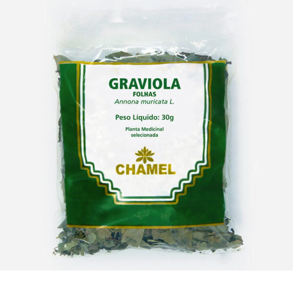 Chá de Graviola 30g Natural Folhas Secas - Chamel