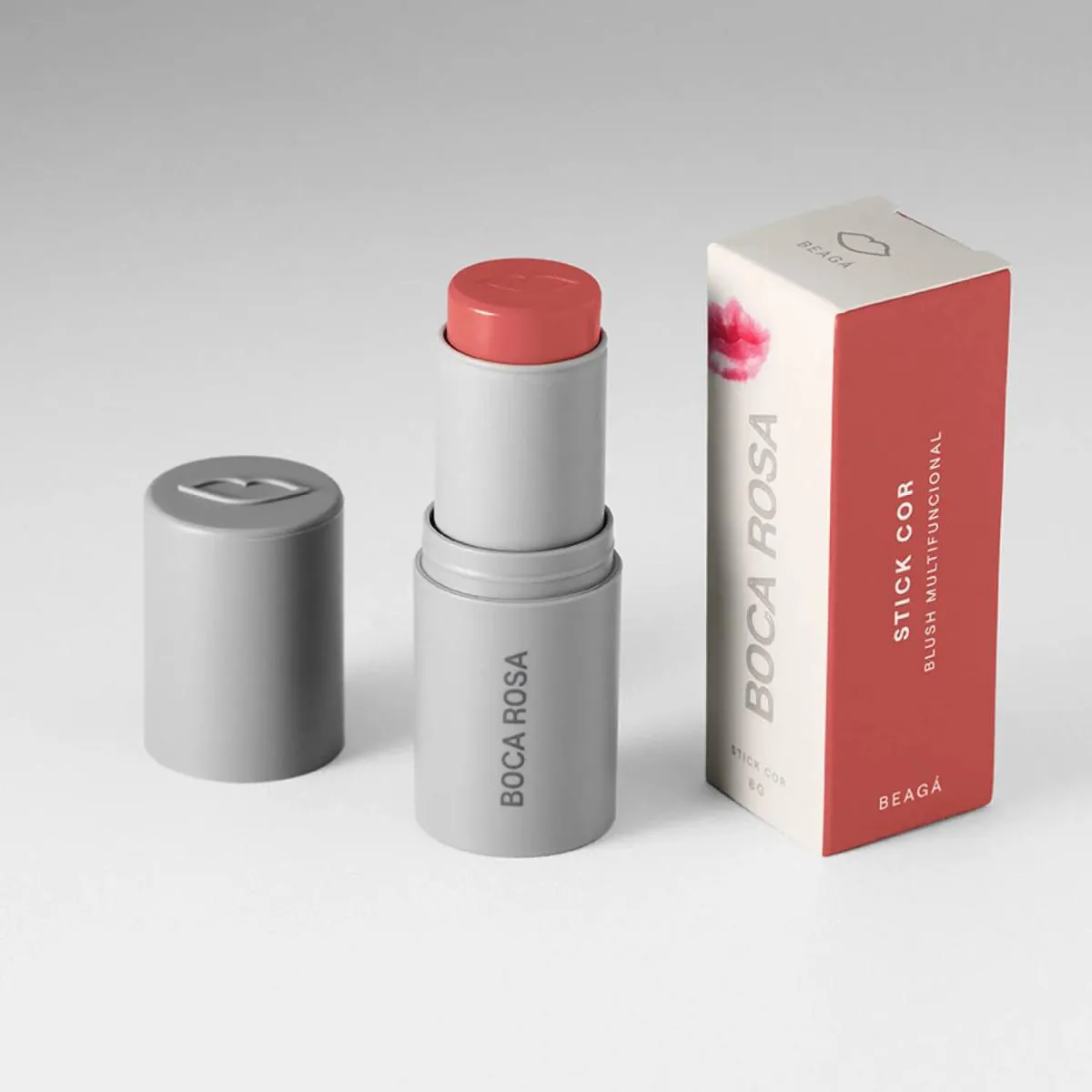 Blush Stick Multifuncional Boca Rosa 6G Beagá
