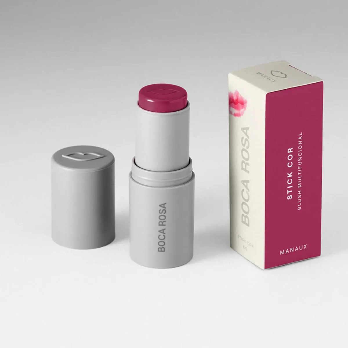 Blush Stick Multifuncional Boca Rosa 6G Manaux