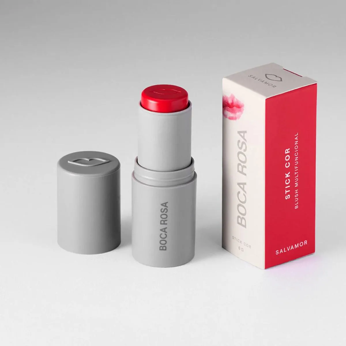 Blush Stick Multifuncional Boca Rosa 6G Salvamor