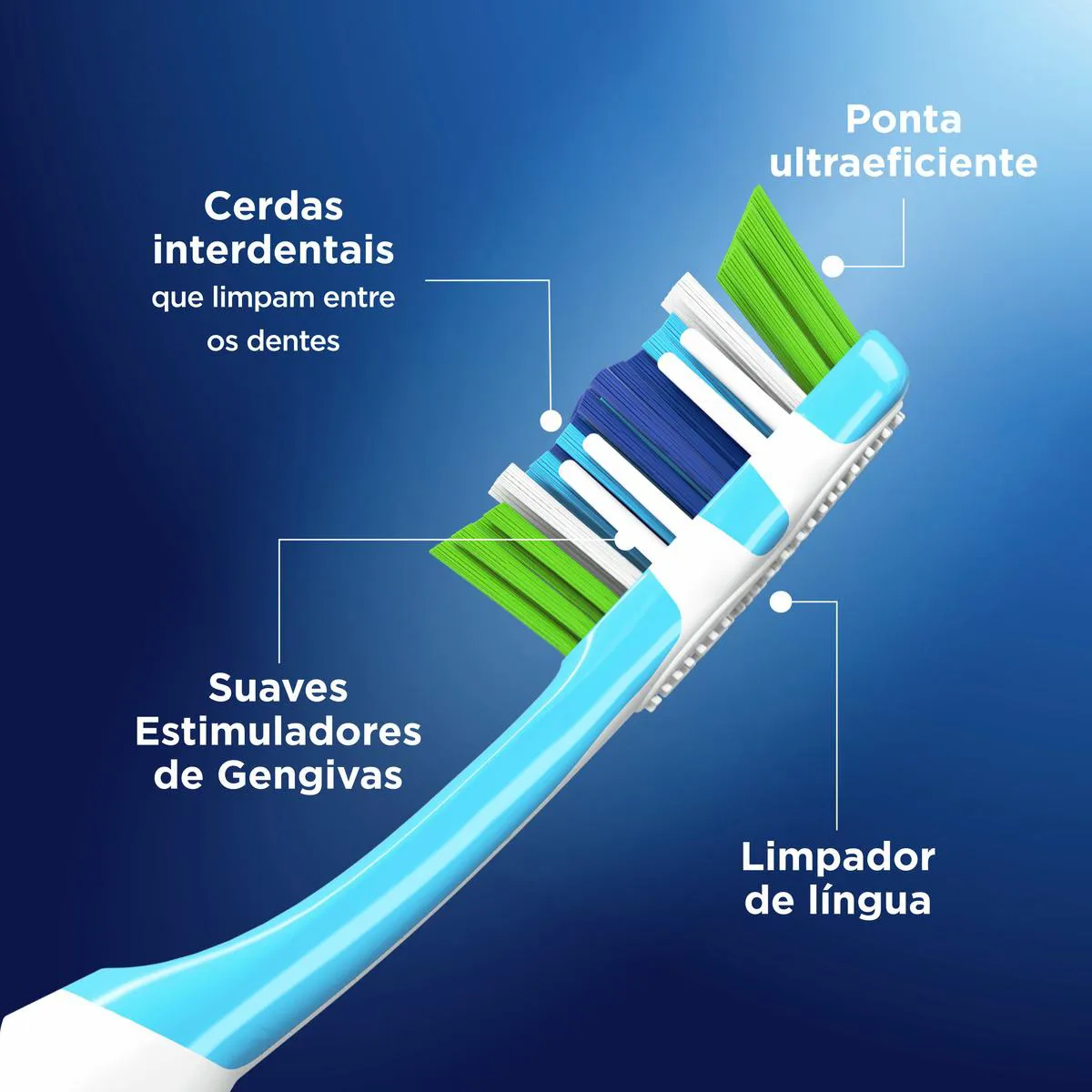 Escova de Dente Oral-B Complete 5 Ações de Limpeza Macia N°40 com 2 unidades