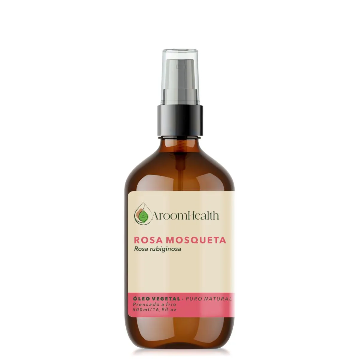 Óleo Vegetal Puro Natural Rosa Mosqueta Rubiginosa -500ml
