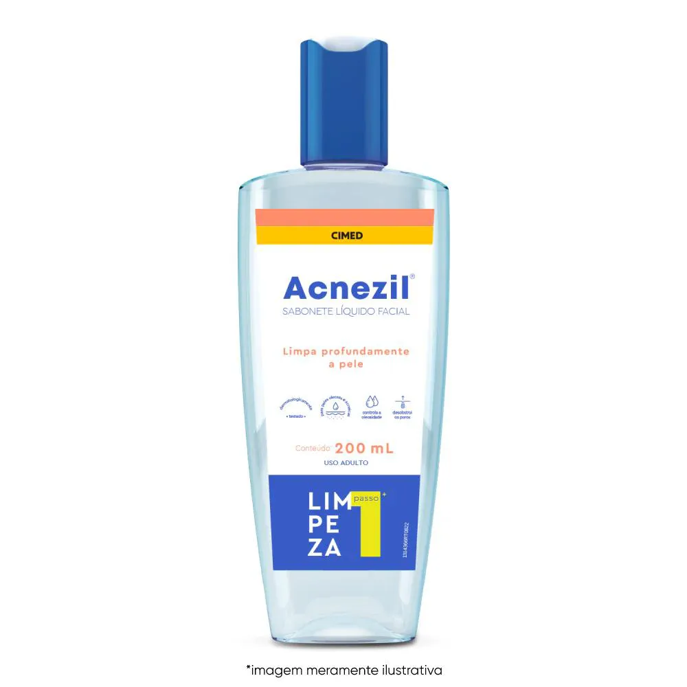 Sabonete Líquido Facial Acnezil - Cimed