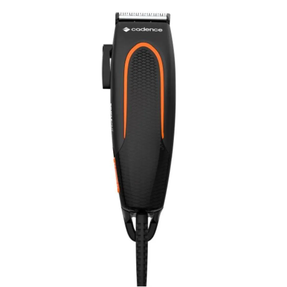 Cortador de Cabelo Cadence Simple 9W C/07 Acessorios - Cab181-127 Preto/Laranja 110 Volts