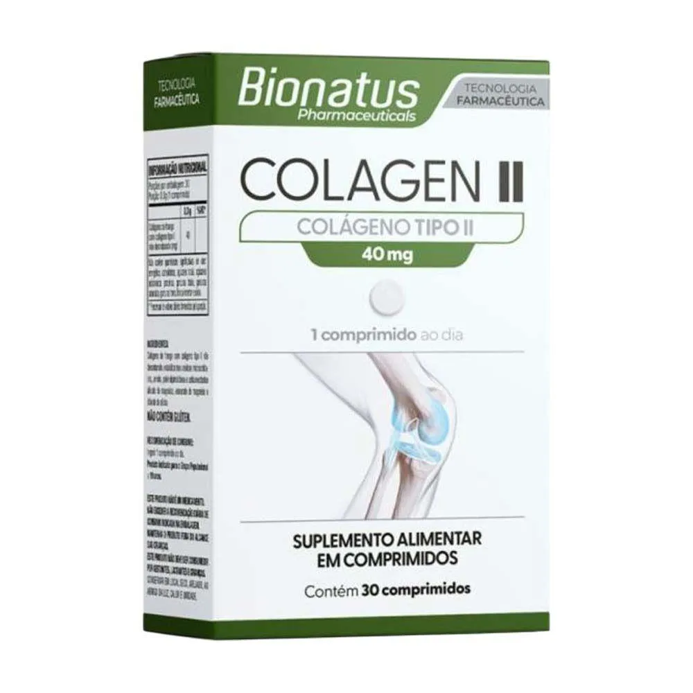 Colagen Colágeno Tipo Il 40Mg Bionatus 30 Comprimidos