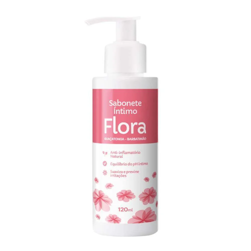 Sabonete Íntimo Flora Aoph 120Ml