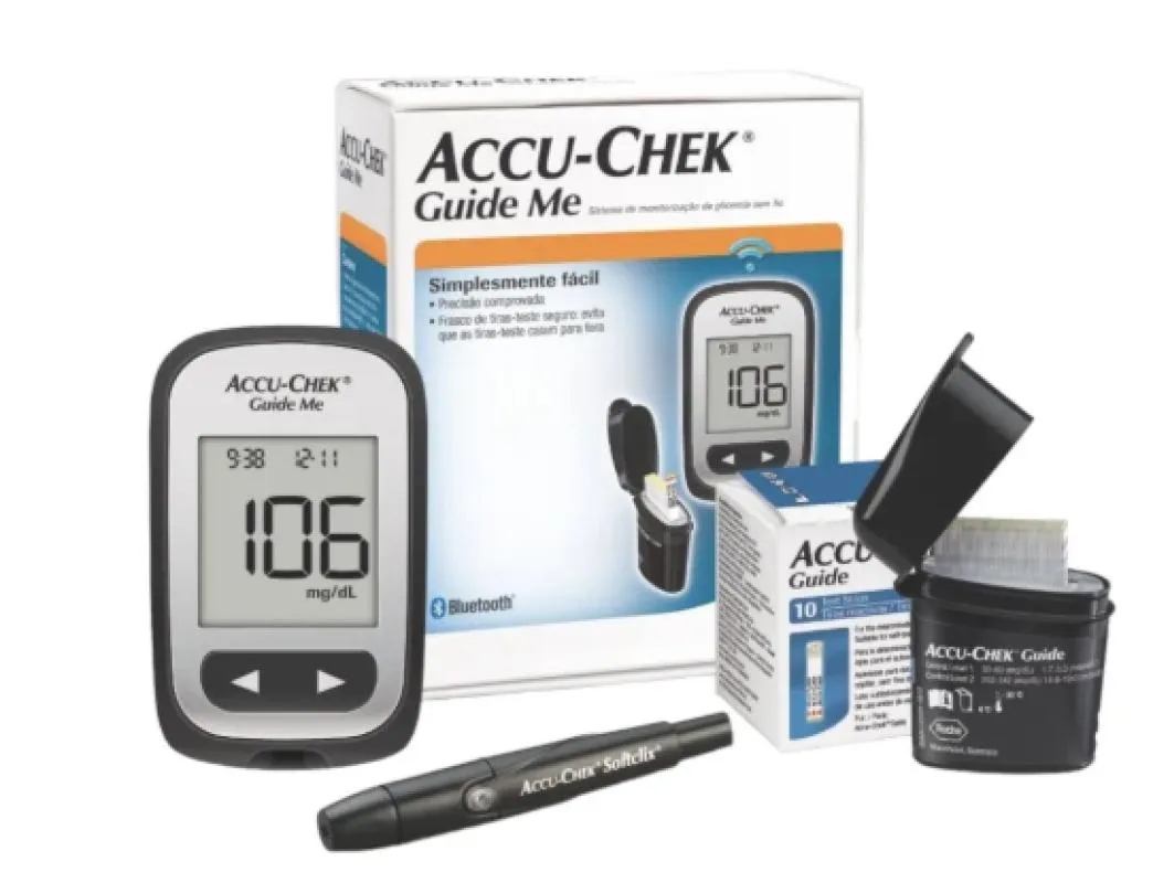 Kit Accu-chek Guide C 10ct Kit Completo Glicemia Diabetico