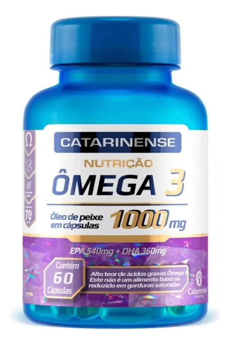 Suplemento Alimentar Catarinense Ômega 3 Nutrição 60Cps