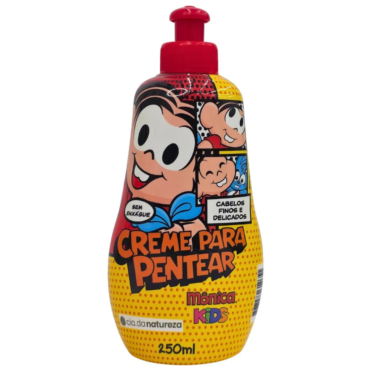 Creme para Pentear Cabelos Finos e Delicados Mônica Kids Cia. da Natureza 250Ml