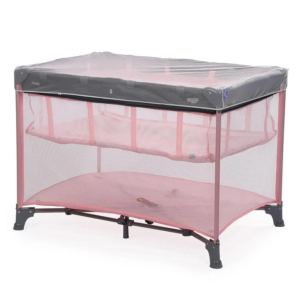 Berço Portátil Cozzy Rosa Pastel - Cosco Kids