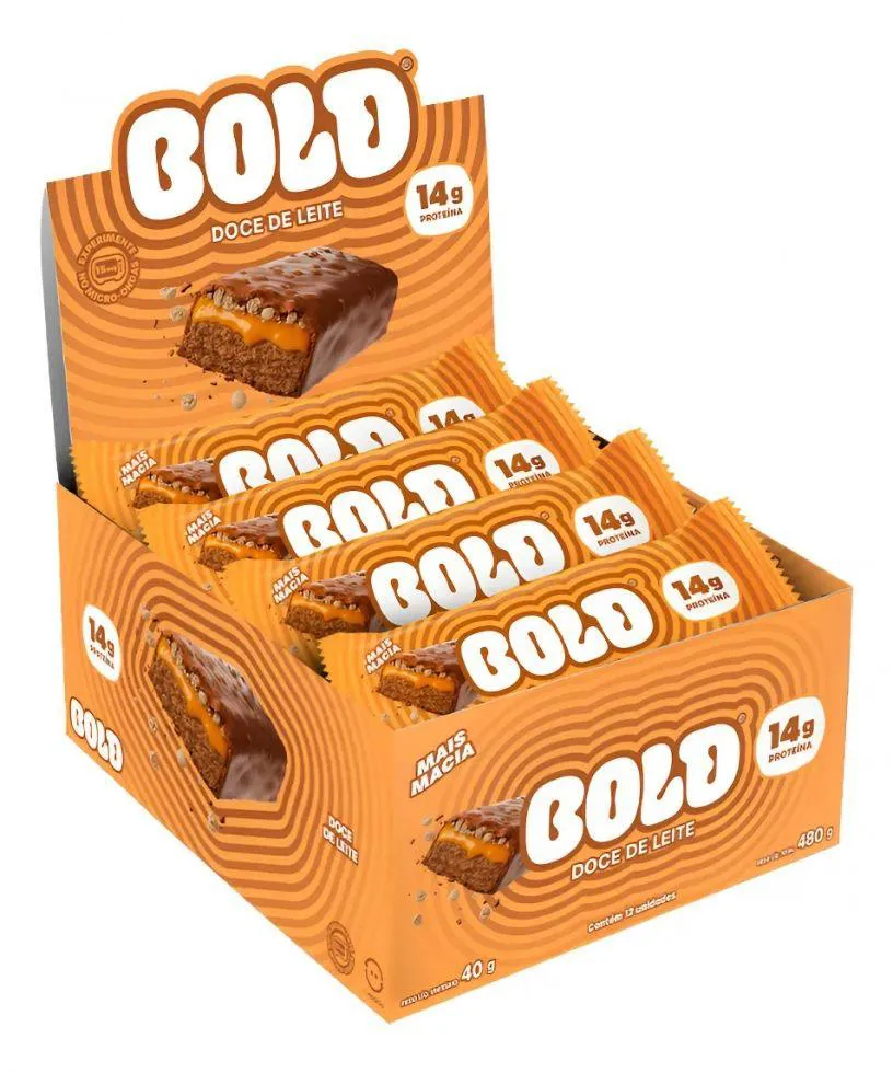 Bold Bar Display (12 Unid de 40G) - Sabor: Doce de Leite
