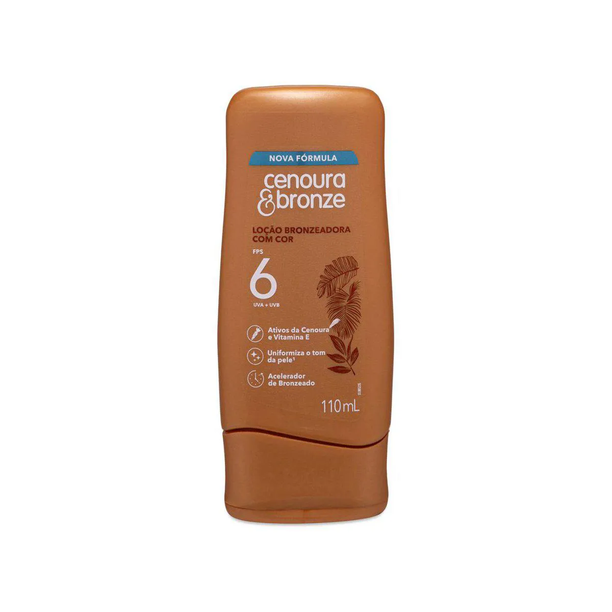 Loção Bronzeadora com Cor Cenoura & Bronze FPS 6 110ml