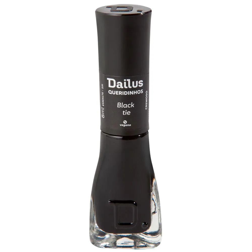 Esmalte Cremoso Tons Escuros - Dailus 231 Black TIE
