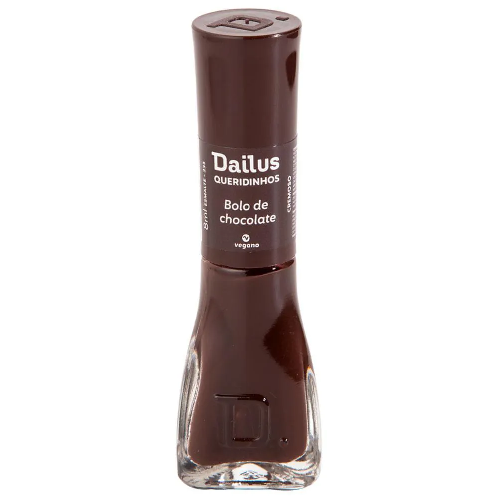 Esmalte Cremoso Tons Escuros - Dailus 233 Brownie