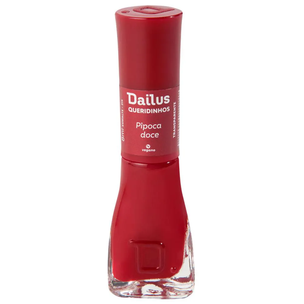 Esmalte Cremoso Tons Vermelho Dailus 215 Pipoca Doce