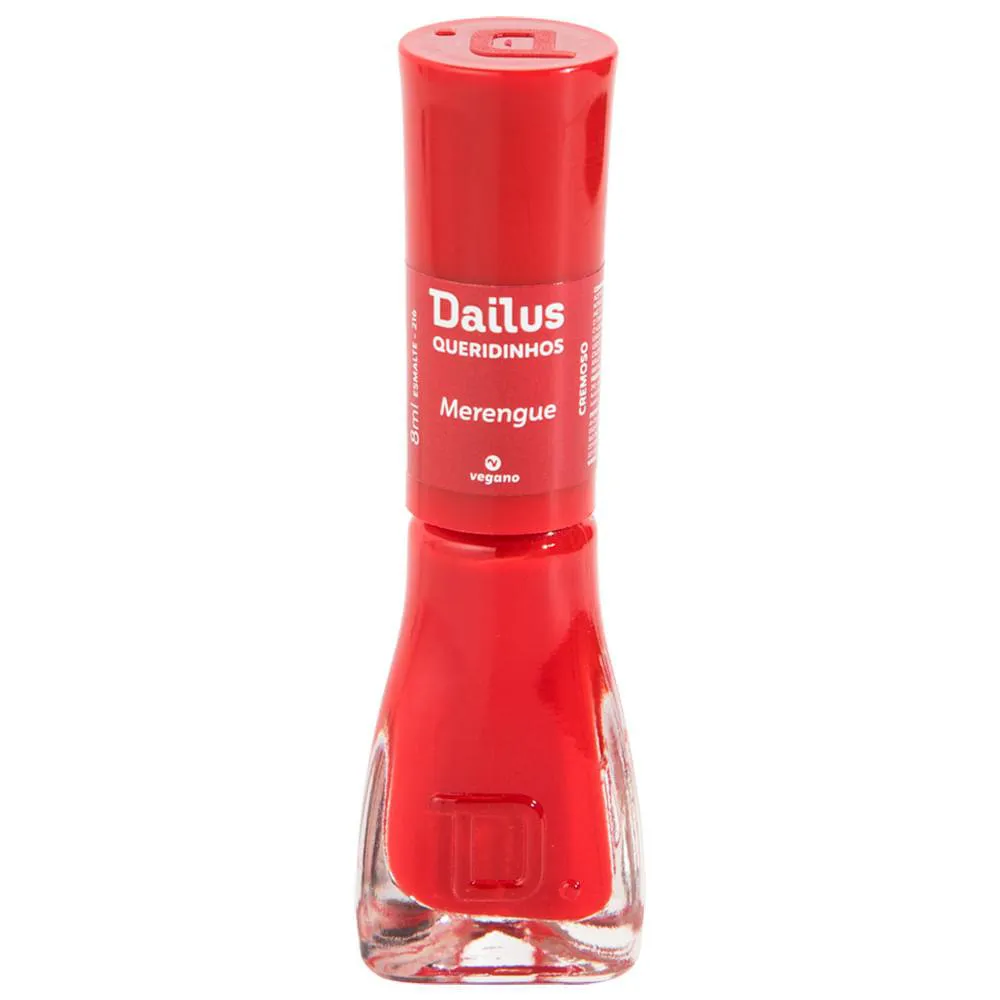 Esmalte Cremoso Tons Vermelho Dailus 216 Merengue