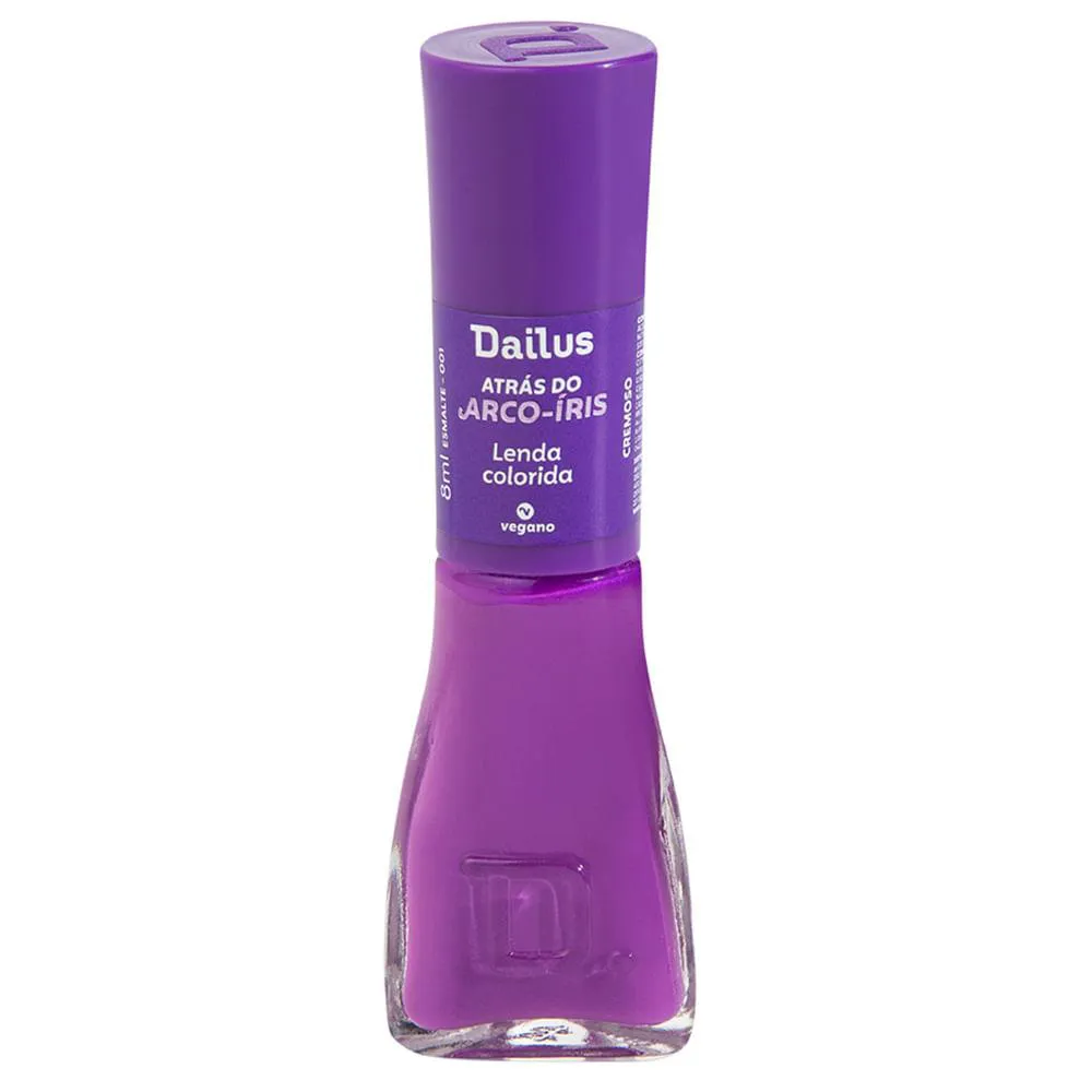 Esmalte Cremoso Dailus - Atrás do Arco-Íris 01 Lenda Colorida
