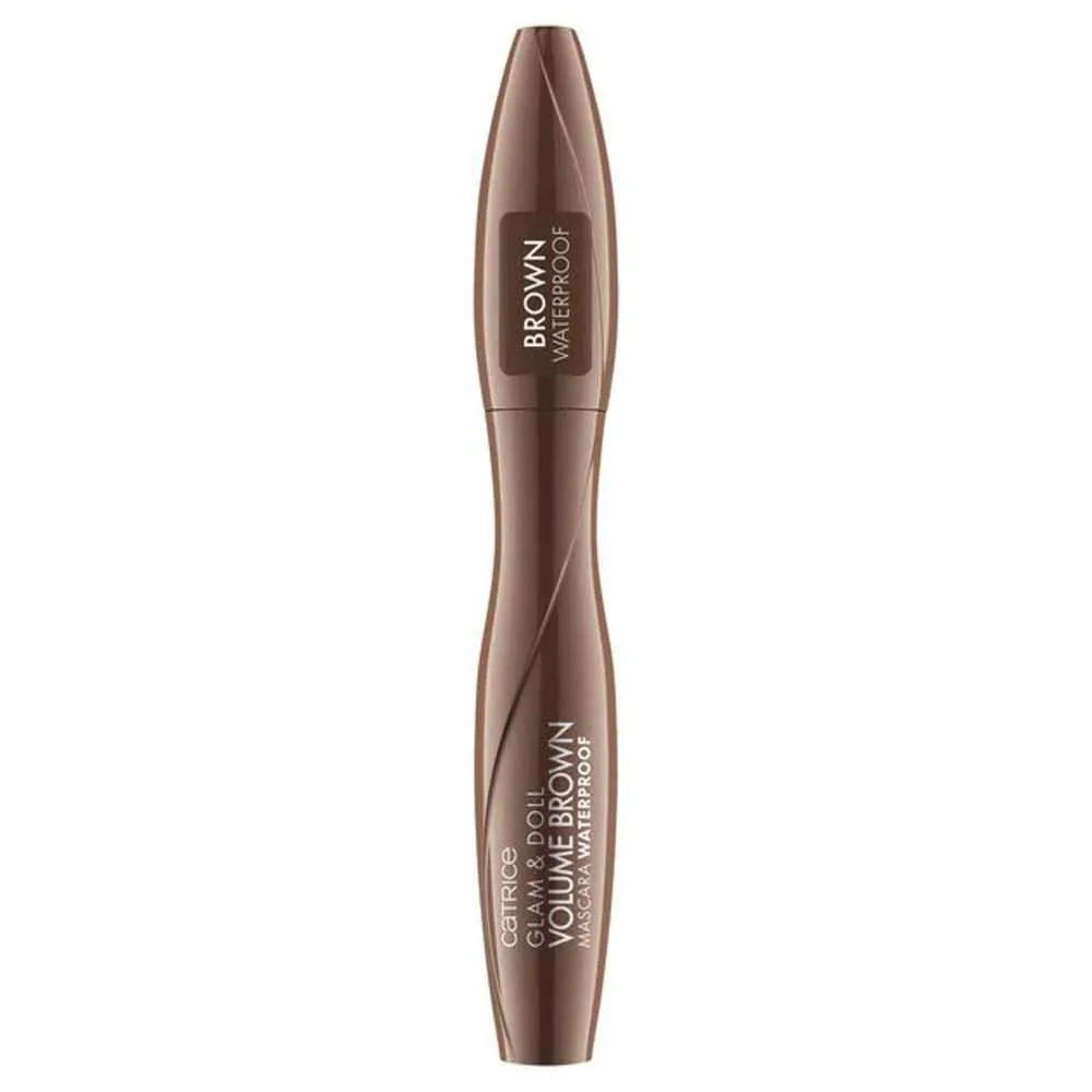 Máscara de Cílios Prova D'Água Catrice Glam & Doll Volume 10Ml Marrom