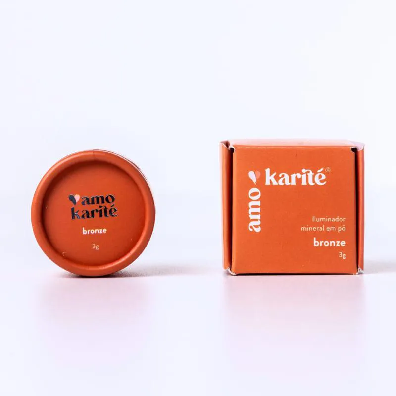 Iluminador Mineral em Pó Bronze Amokarité 3G