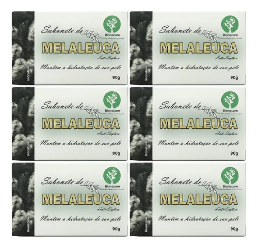 Kit 6 Sabonete de Melaleuca 90G - Bionature