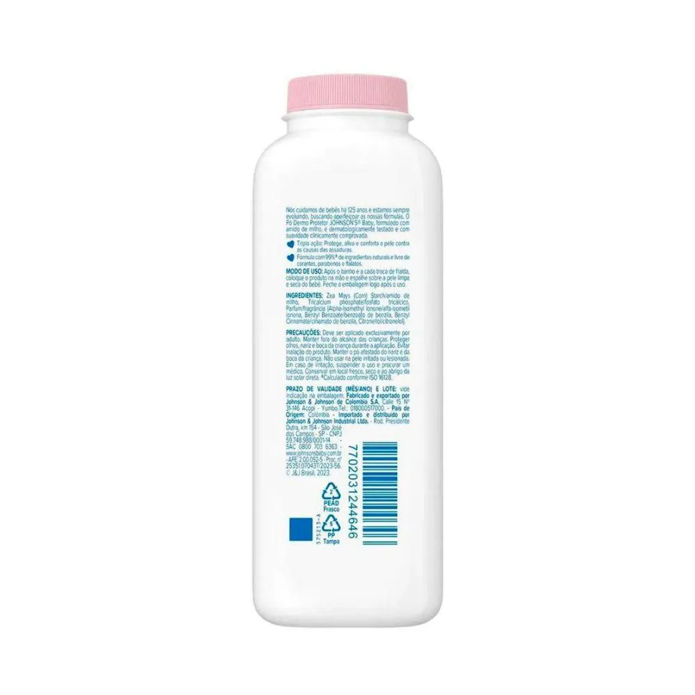 Talco Po Dermo Protetor Johnsons Baby Tradicional 100G