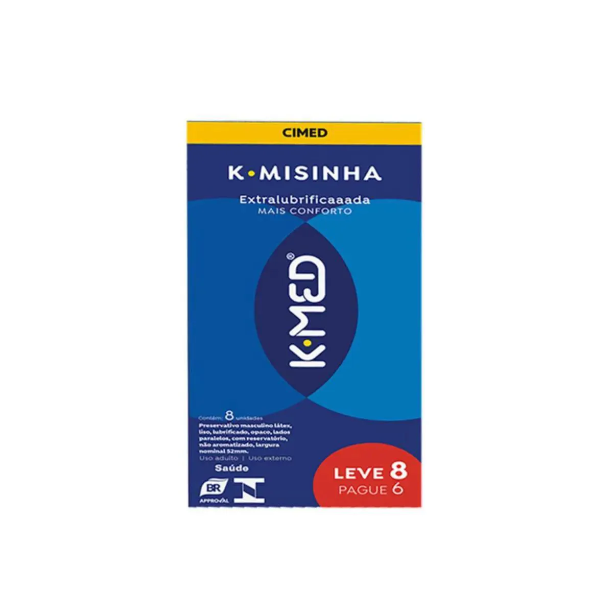 K-Misinha Extralubrificada- K-Med 8 Un