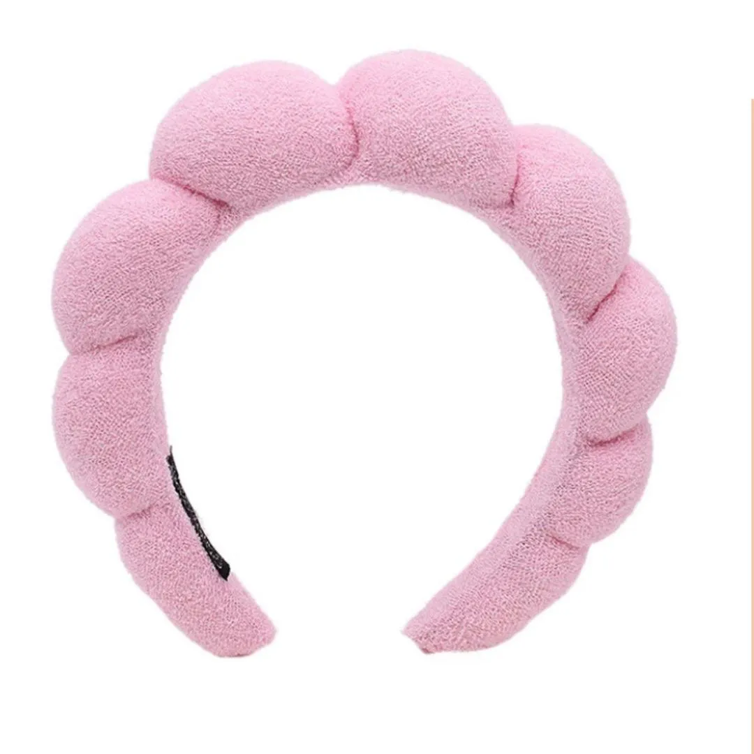 Tiara de Cabelo Spa - Cerejando Rosa
