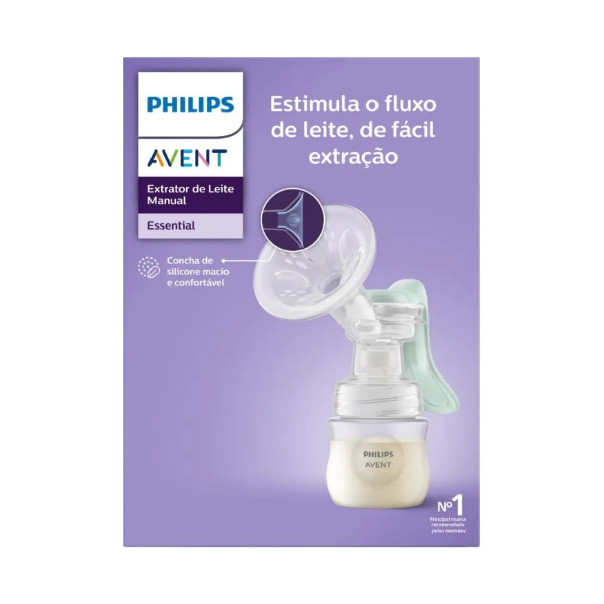 Extrator de Leite Manual Avent Essential 1 unidade