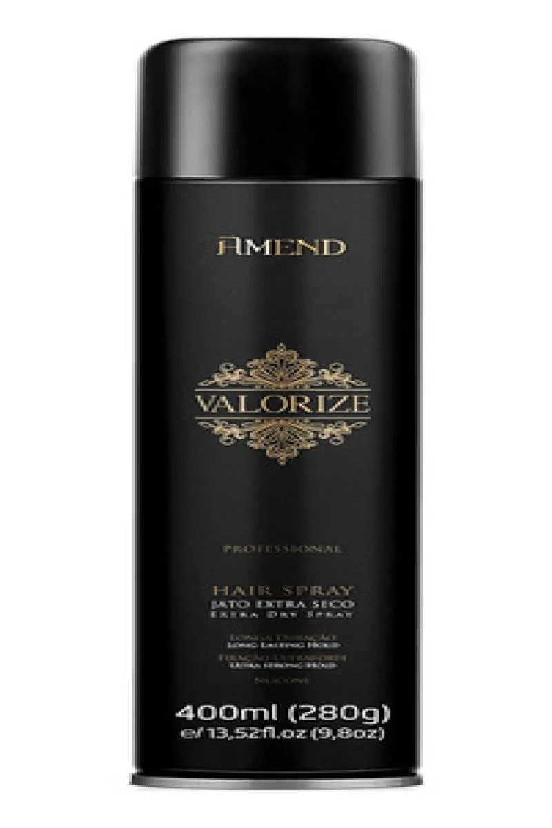 Spray de Fixação Ultra Forte Valorize Amend - Longa Duração 400Ml
