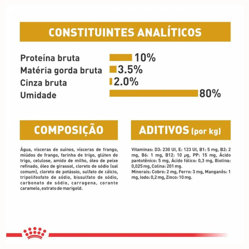 Kit 3 Sachê Royal Canin V.diet Urinary S/O Gato Adulto 85Gr