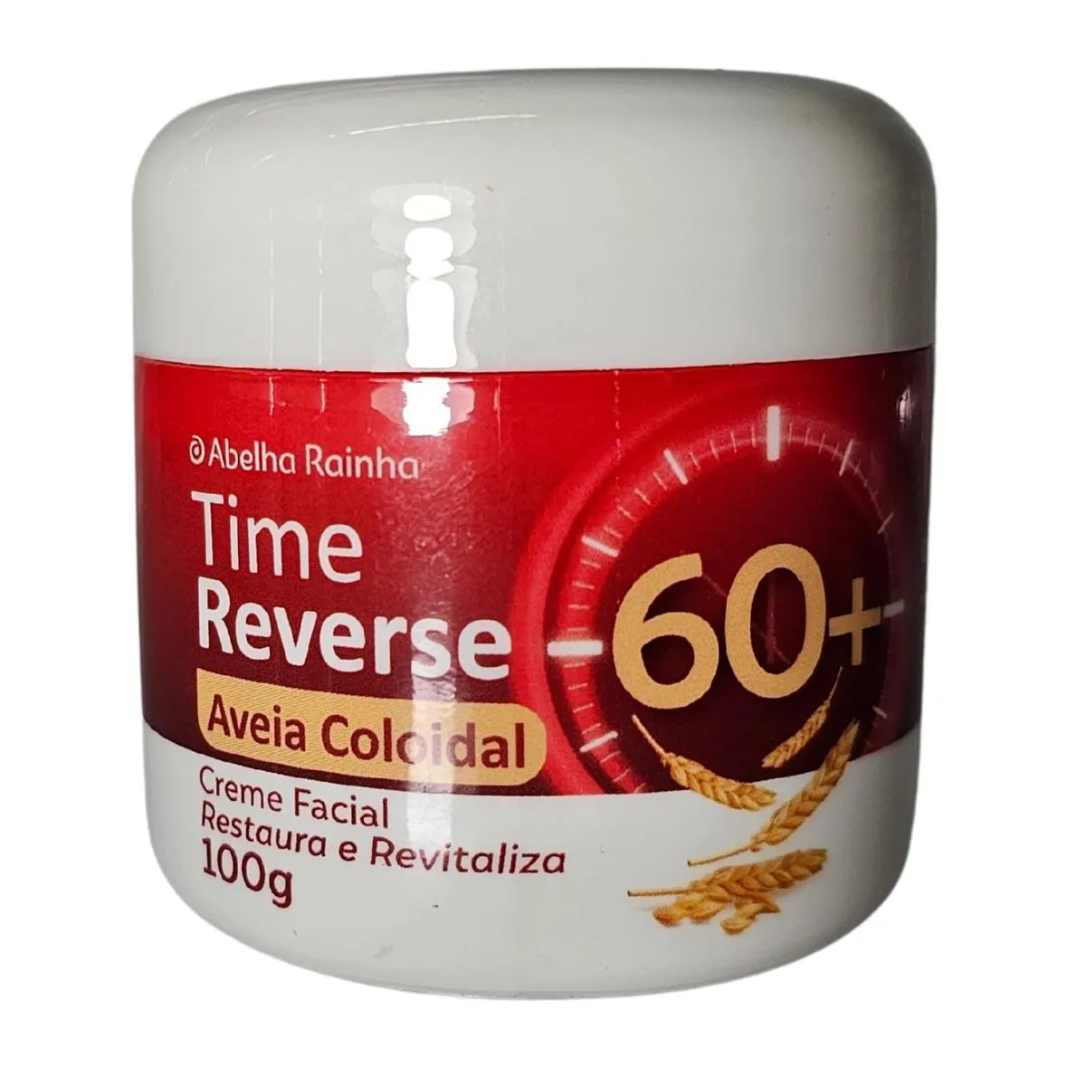 Creme Facial com Aveia Coloidal Restaura e Revitaliza 60+ Time Reverse Abelha Rainha 100G