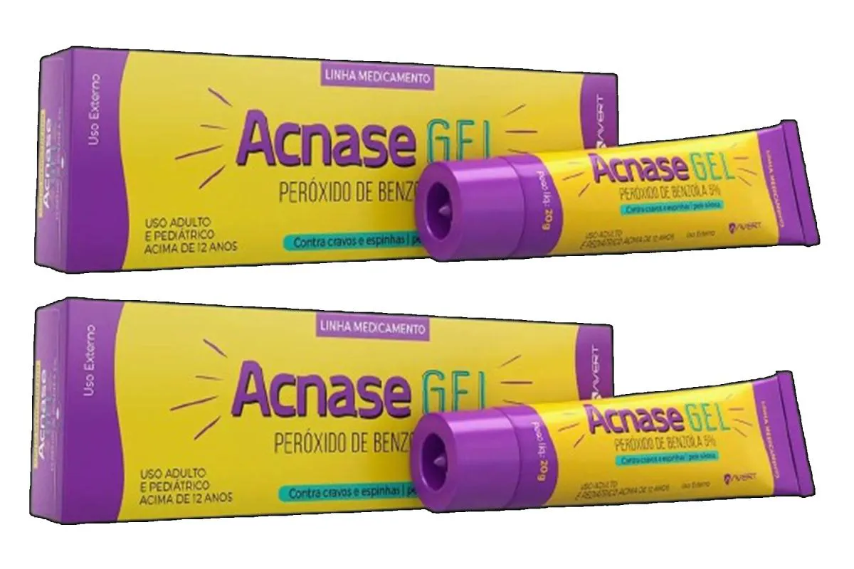 Kit 2 Acnase Gel 20G - Contra Cravos e Espinha