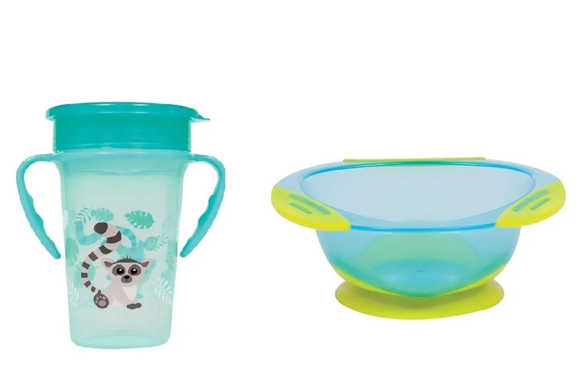 Kit Copo 360° 300Ml  + Prato Bowl Buba