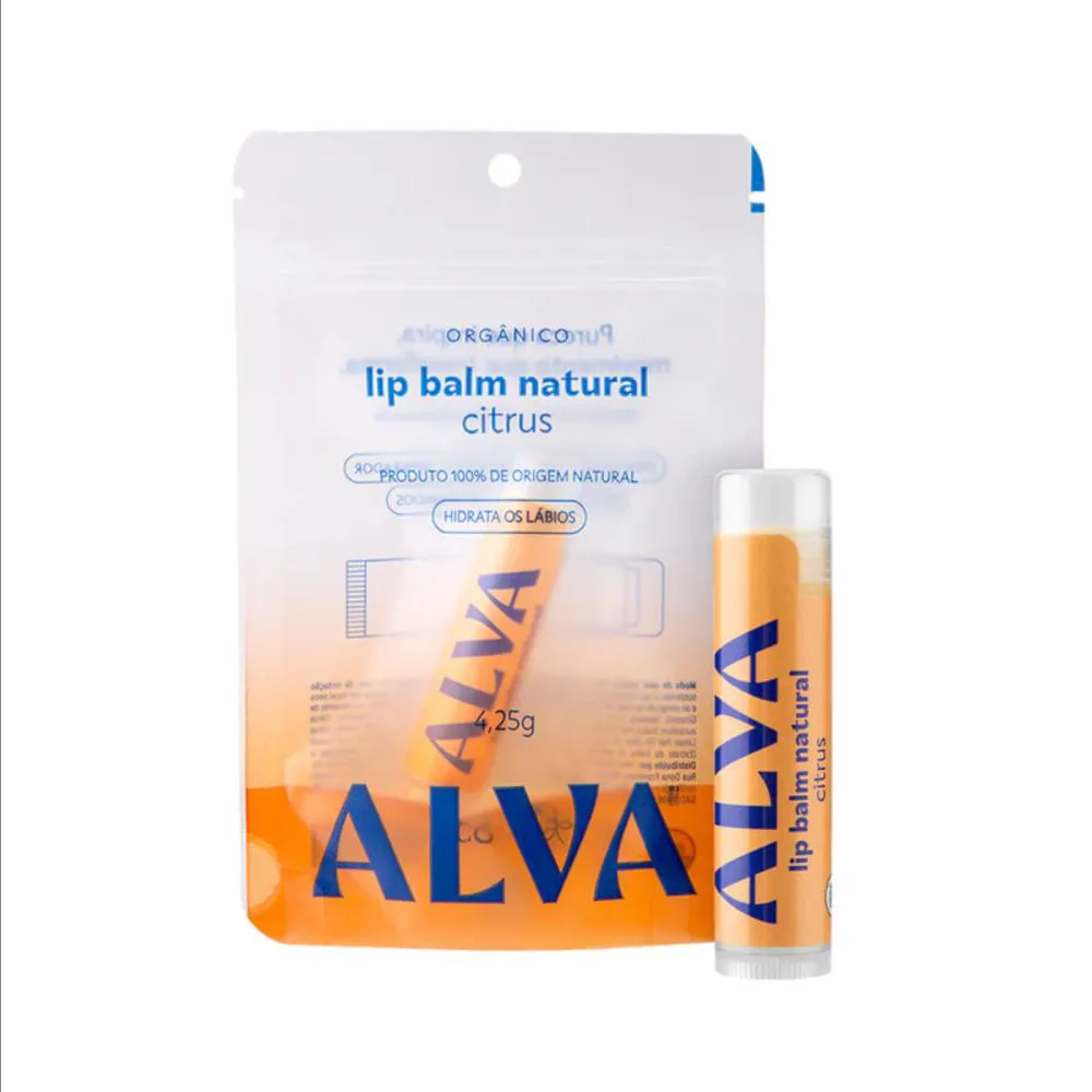 Lip Balm Natural Citrus Alva 4,25G