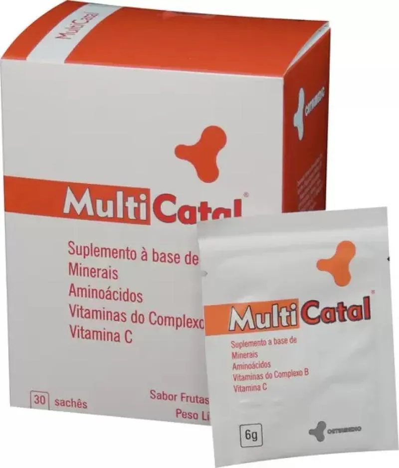 Multicatal Quelato+Coenzima Q10+Coco+Zinco+Cobre 30 Sachês