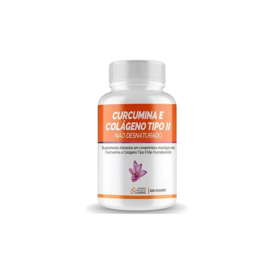 Curcumina e Colágeno Tipo 2 (120 Comprimidos) - Bio Vittas