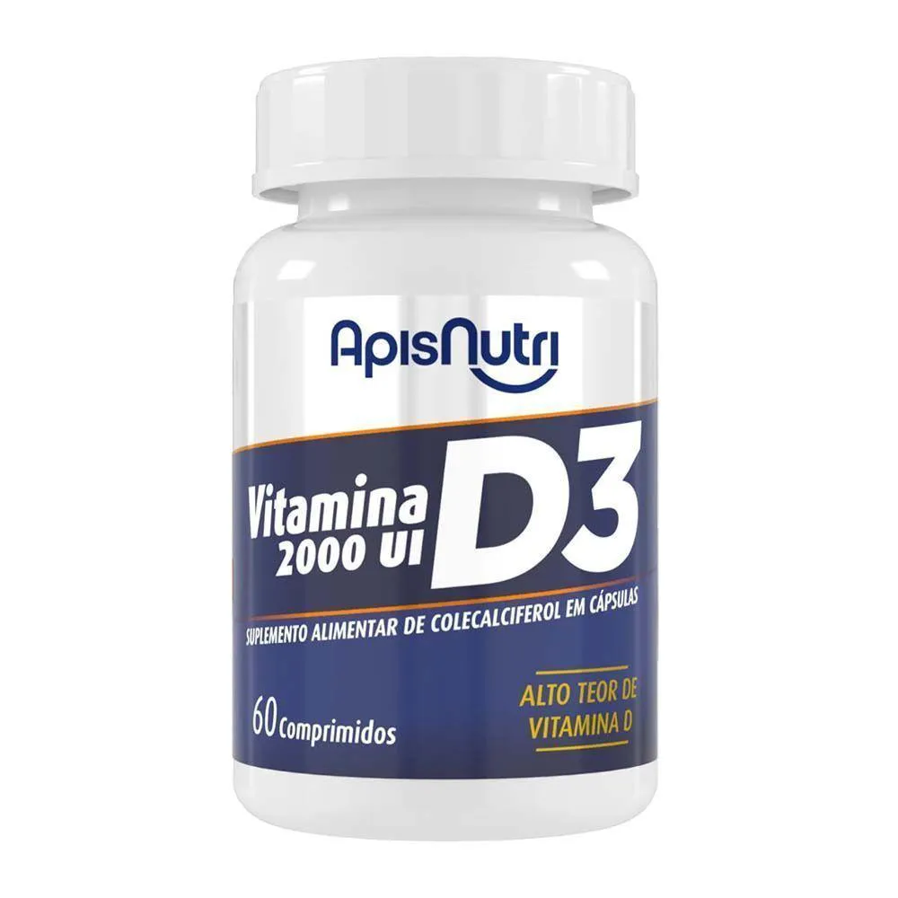 Vitamina D3 2.000 Ui Apisnutri 60 Comprimidos