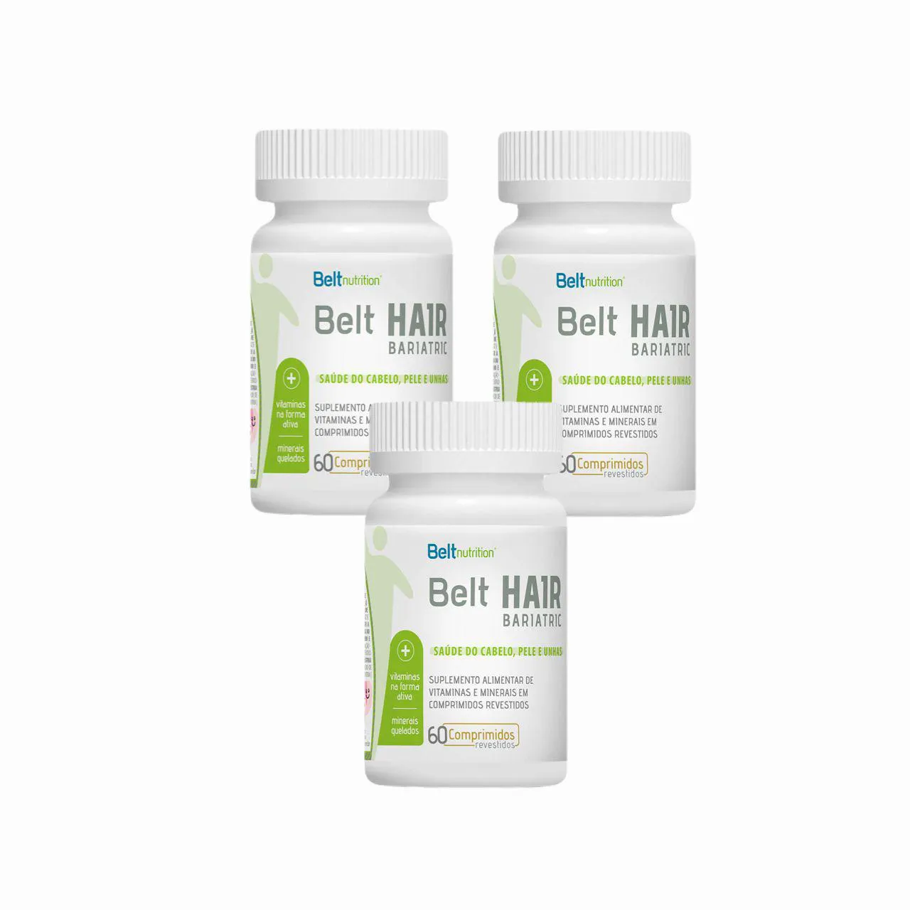 3x Belt Hair Nail And Skin Bariatric - Belt Nutrition