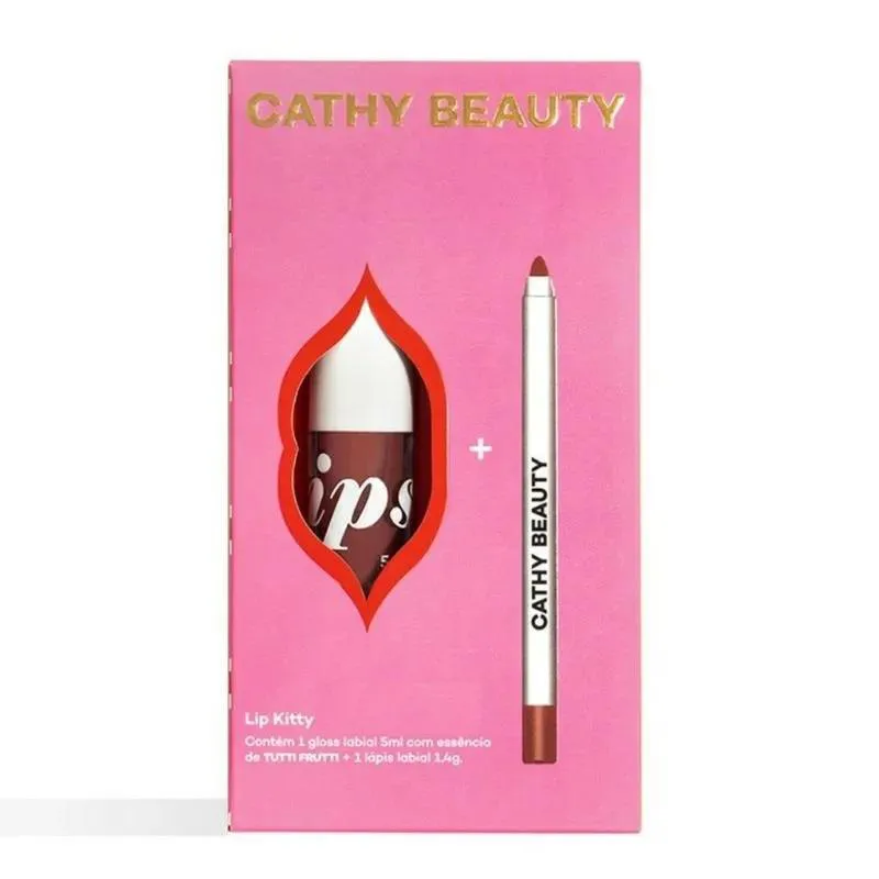 Cathy Beauty Kit Labial Lip Kitty Cathy 3 - So Pretty