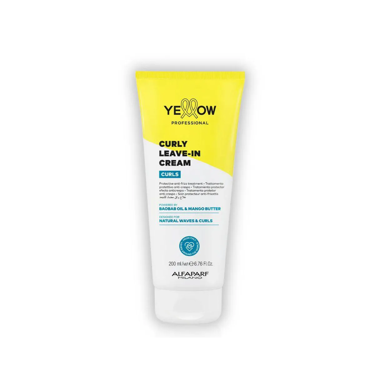 Curly Leave-In Cream 200Ml Curls - Yellow