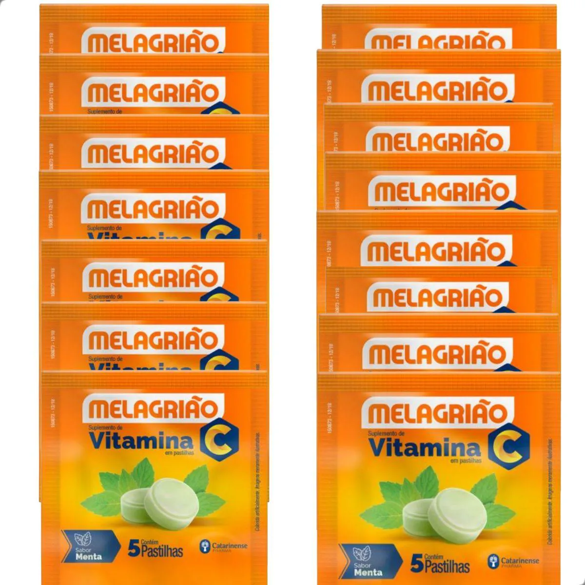 Kit Melagrião Vitamina C Immunity 15 Sache Catarinense