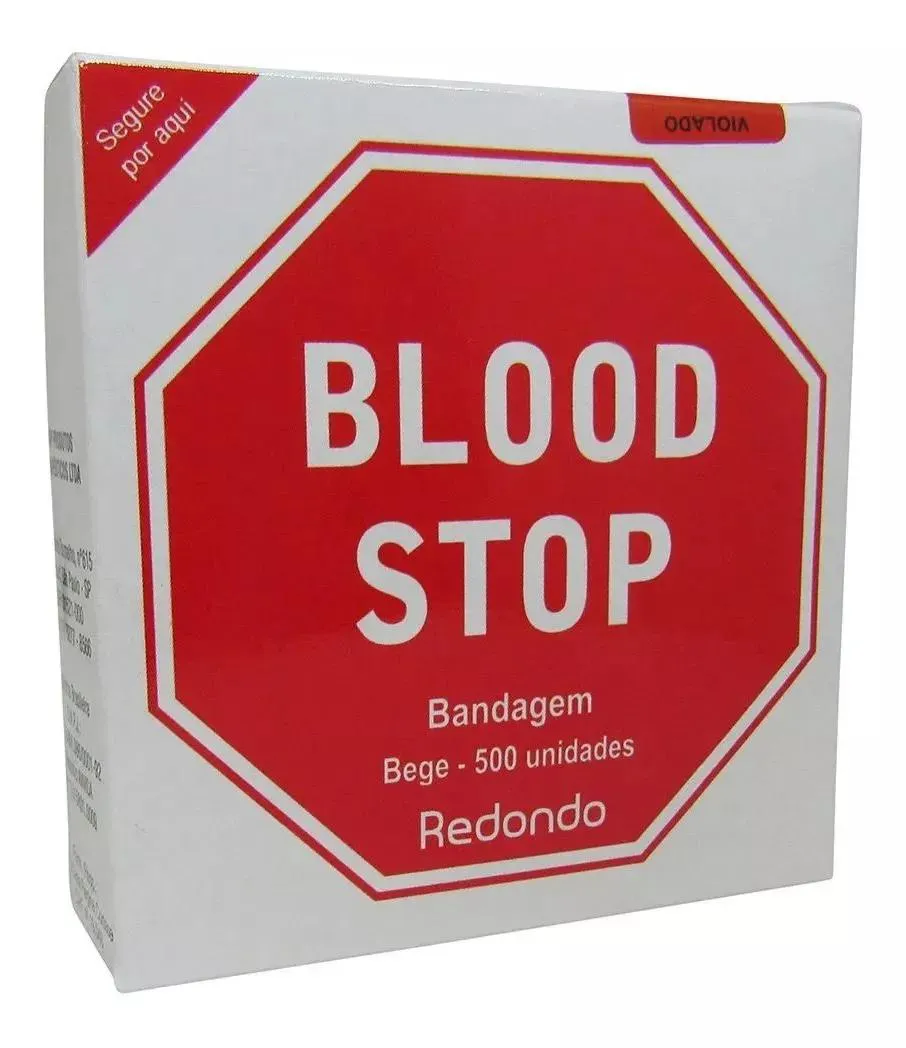 Blood Stop Bege Caixa C/ 500 Unidades