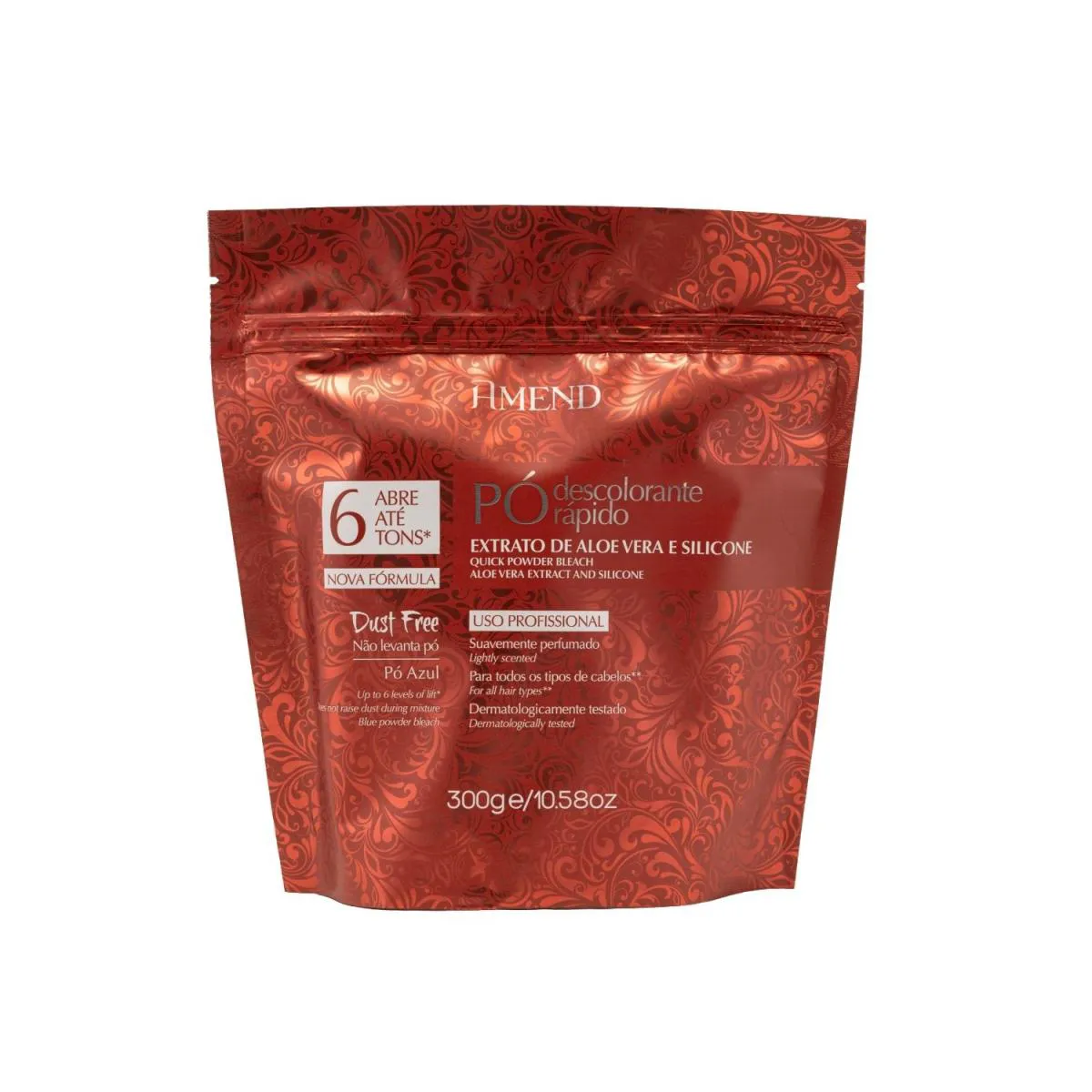 Pó Descolorante Rápido Amend Aloe Vera e Silicone 300 G