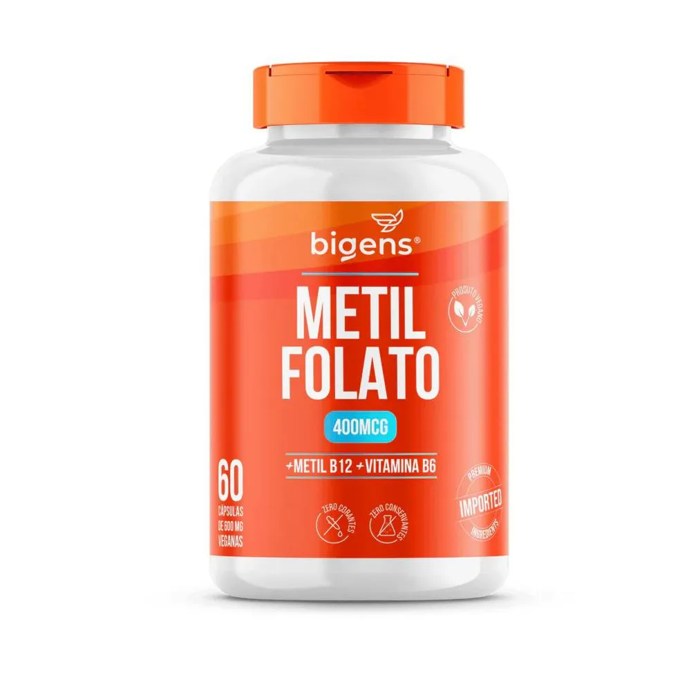 Bigens Metil Folato Metilfolato 400Mcg 60 Caps