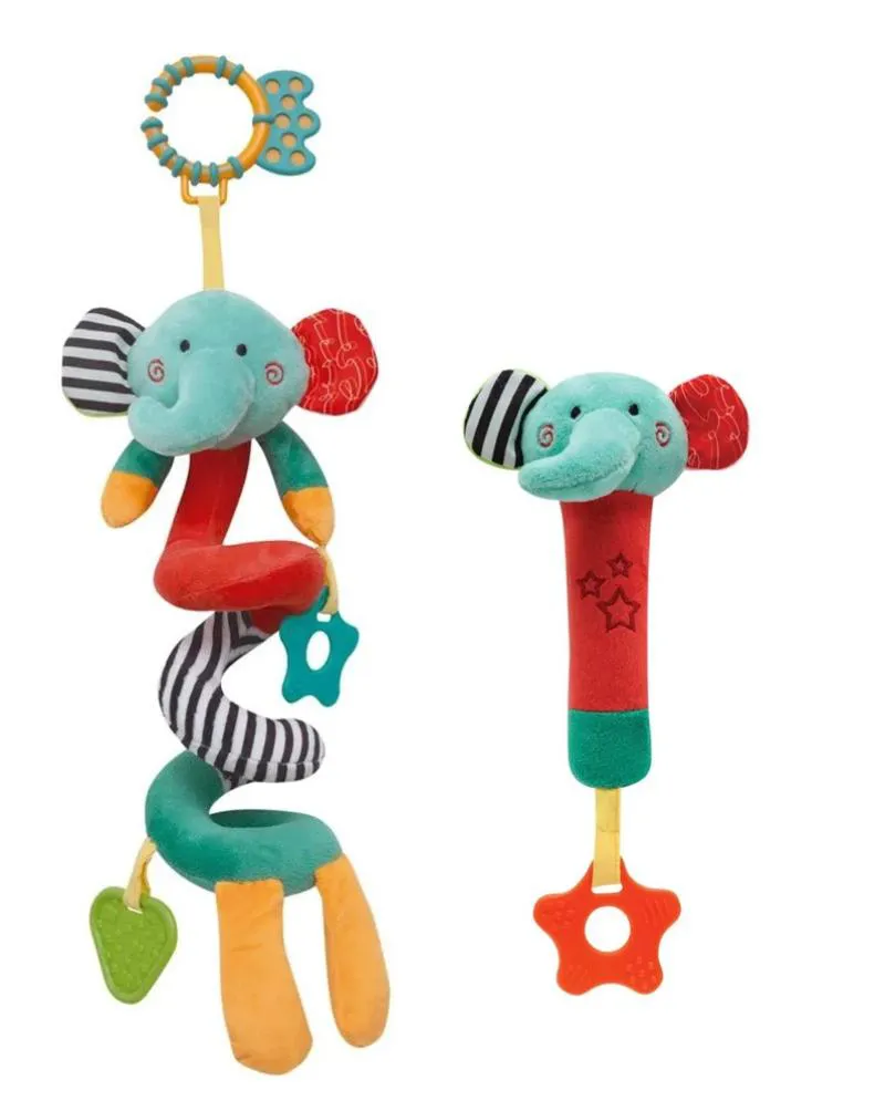 Móbile Espiral + Mordedor Happy Zoo Buba Elefante