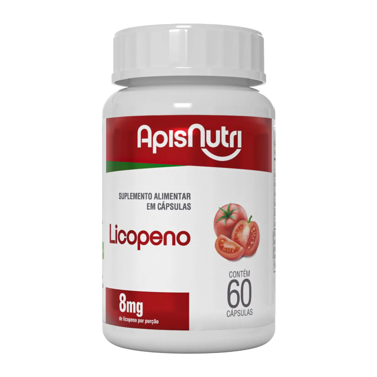 Licopeno de Tomate Apisnutri 60 Cápsulas