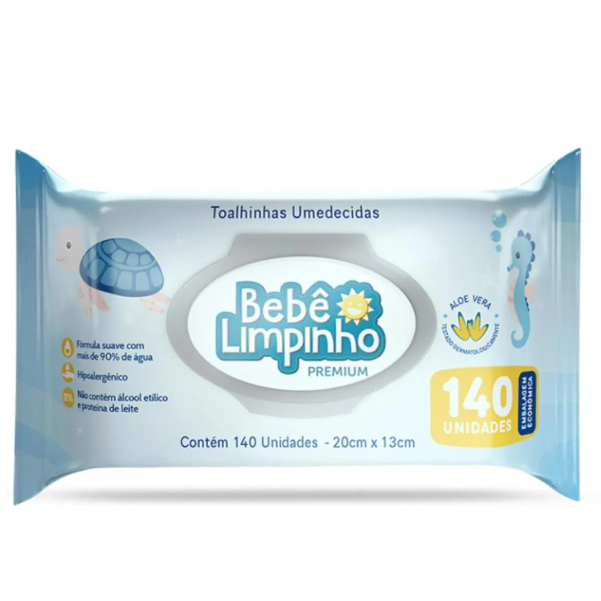 Cimed - Bebe Limpinho - Toalha Umedecida 140 Unidades