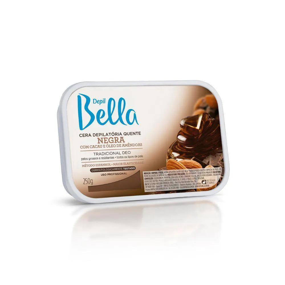 Depil Bella Cera Depilatória Negra 250G