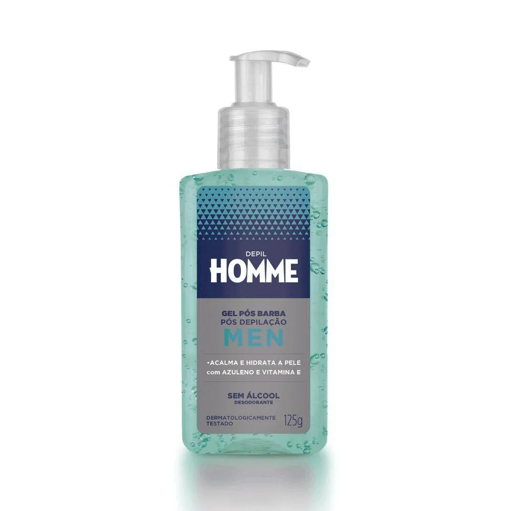Depil Bella Homme Gel Pós-Barba e Pós-Depilação 125G